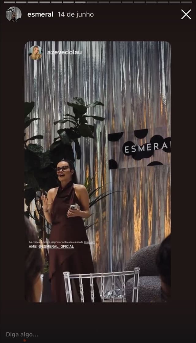 Story de @azevedolau: IA como estratégia empresarial focada em moda