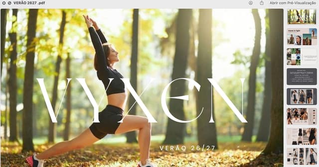 VYXEN · campanha verão 26/27