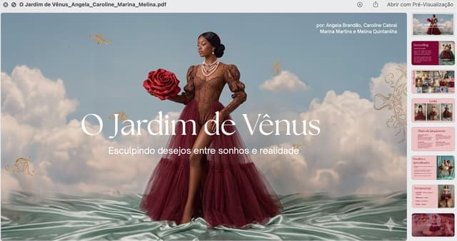 O Jardim de Vênus · a campanha que foi parar no LinkedIn