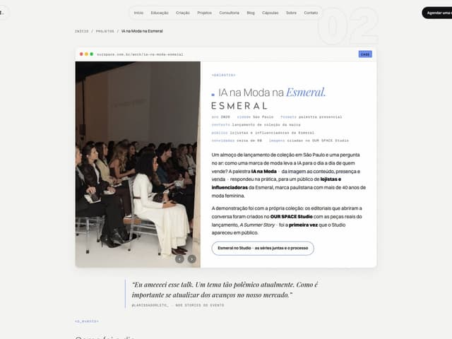 o case da Esmeral
