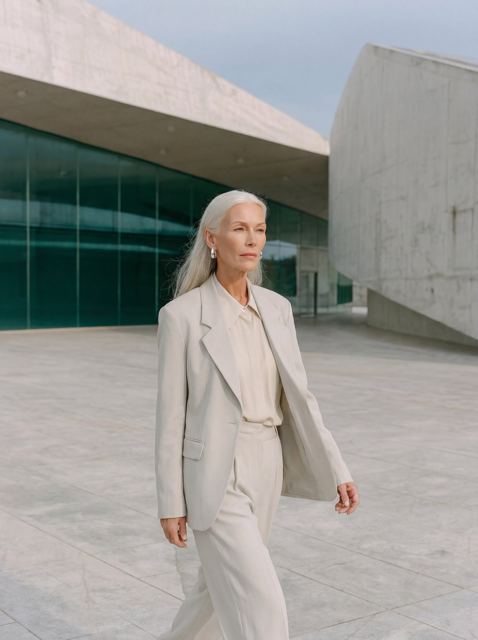 Gray Hair Woman