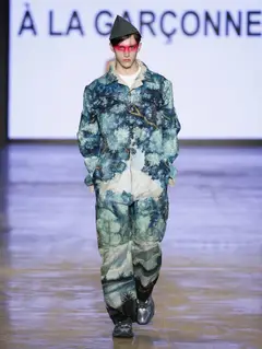 Look 1: jaqueta, calça