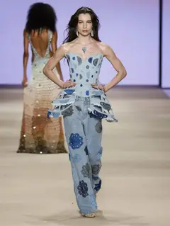Look 12: corset, calça