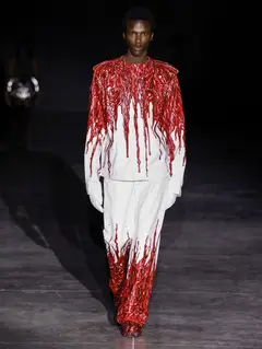 Look 6: jaqueta, calça