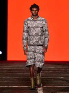 Look 68: jaqueta, bermuda