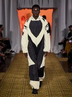 Look 37: agasalho, macacão