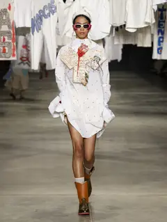 Look 5: camisa vestido